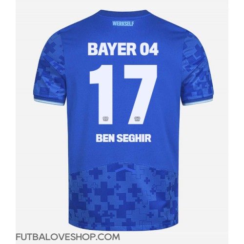Dres Bayer Leverkusen Eliesse Ben Seghir #17 Tretina 2025-26 Krátky Rukáv